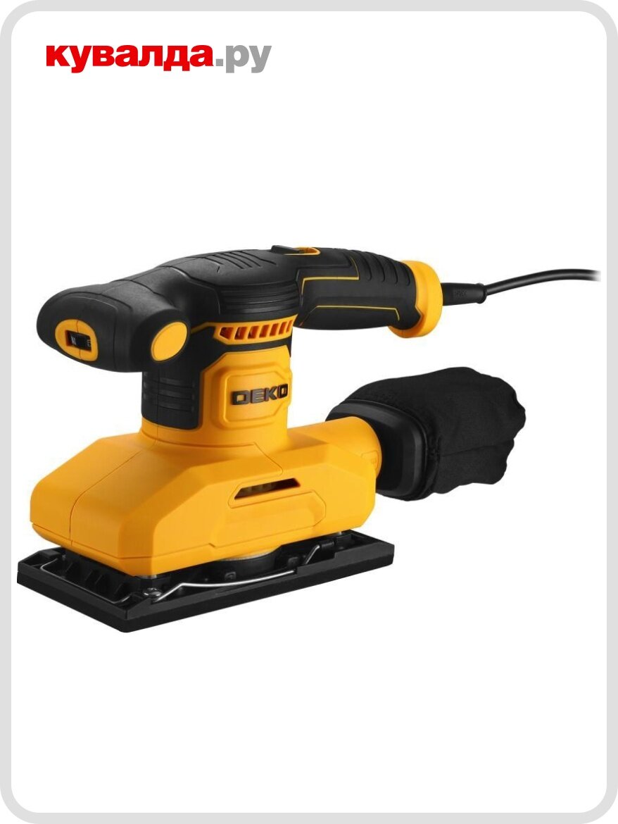 Виброшлифмашина DEKO DKS350 с регулировкой оборотов