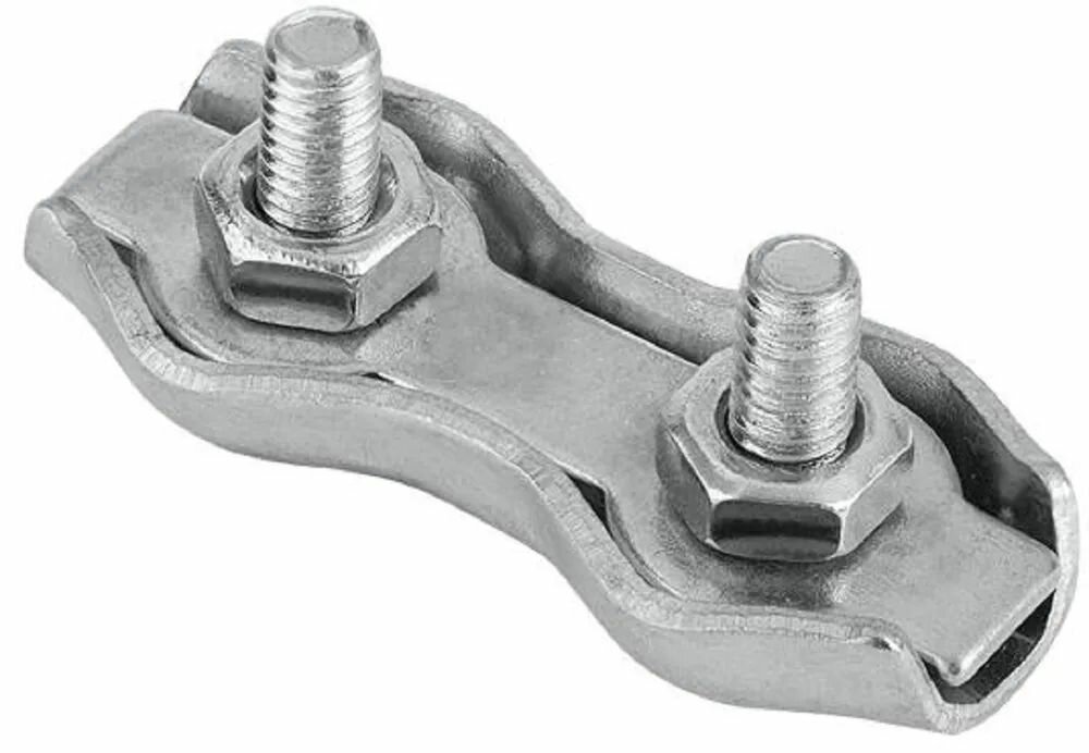 Зажим для стальных канатов DUPLEX М2 (10шт) цинк А05789