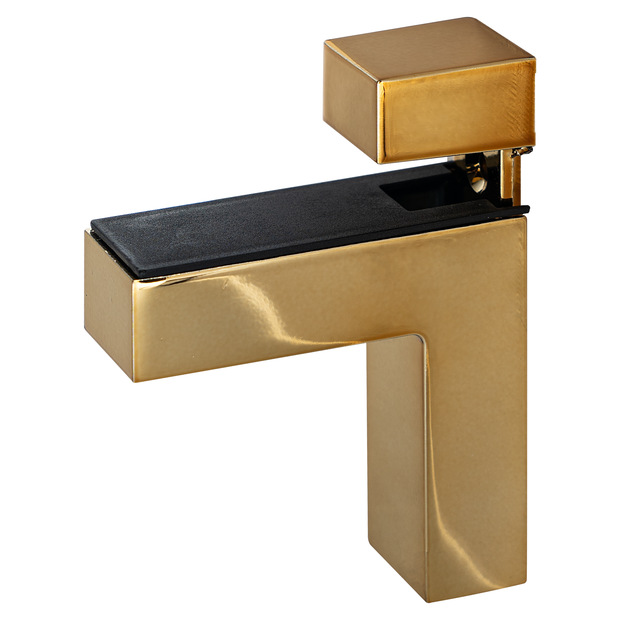 Полкодержатель Пеликан 85x24x64 мм ЦАМ цвет золото