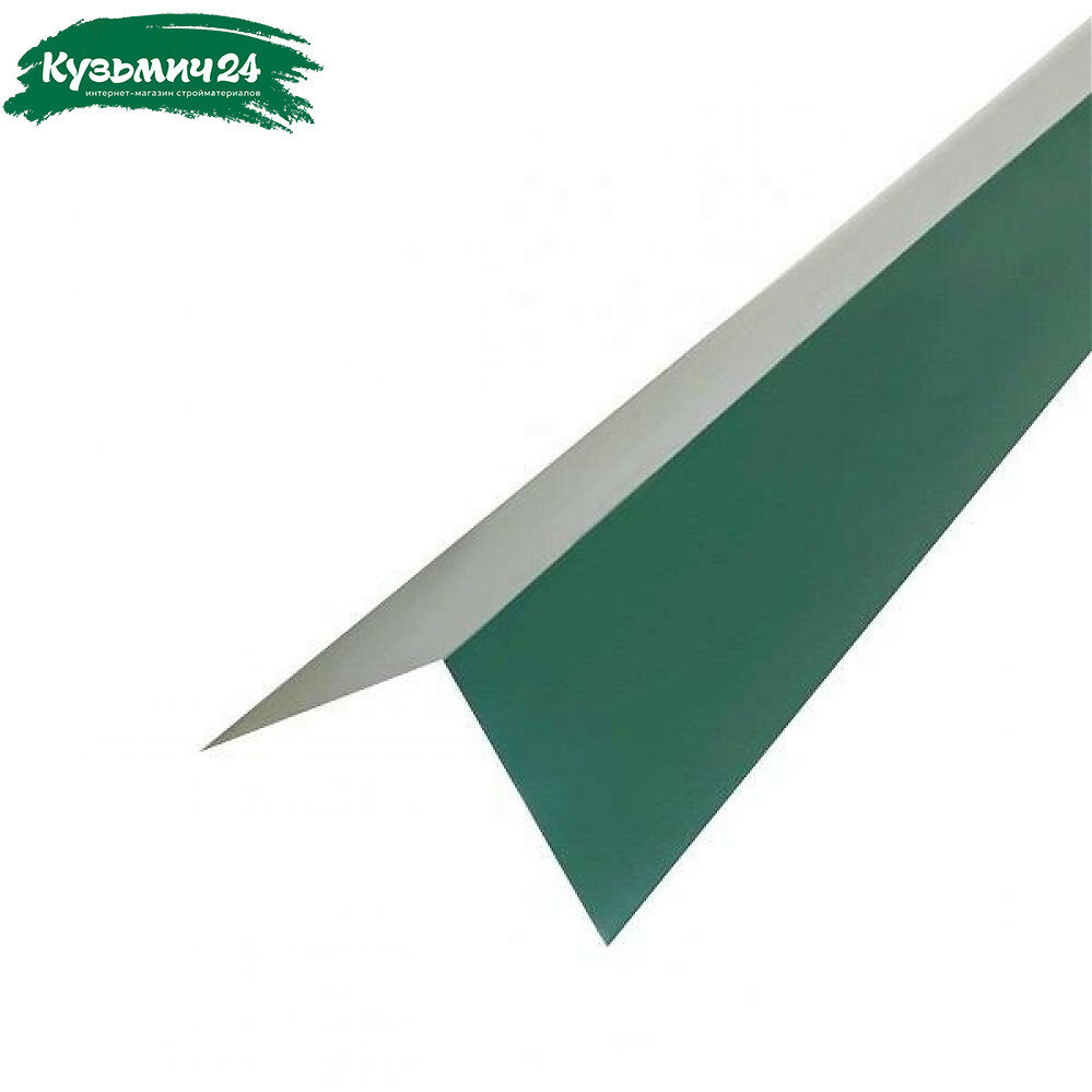 Конек цветной с рисунком 20х20 темно-зеленый