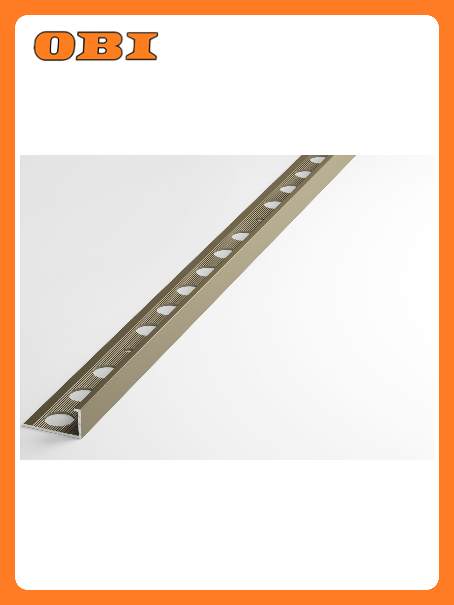 Профиль угловой Лука Г-образный алюминиевый 2700x10 мм шампань 1шт