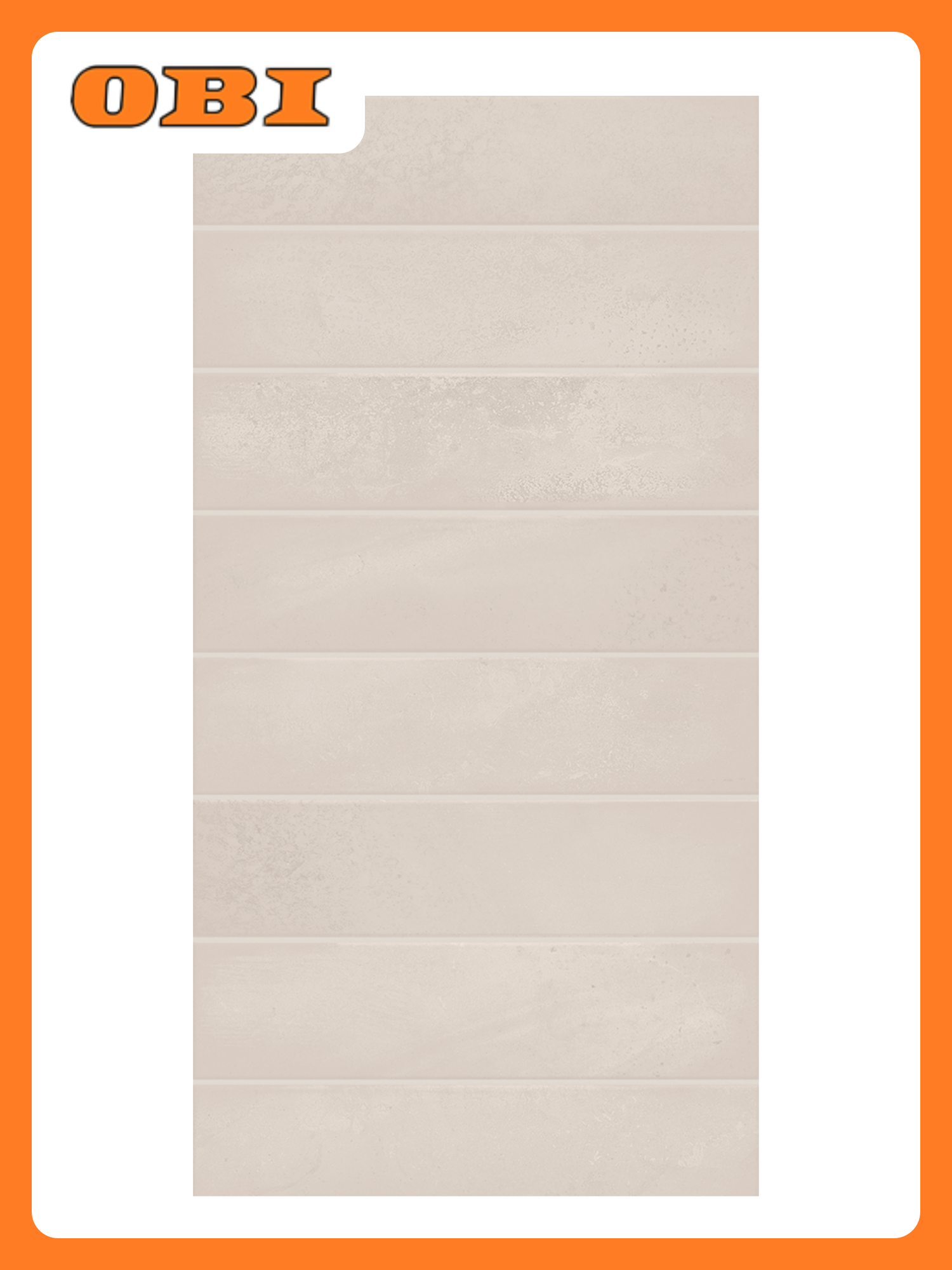 Настенная плитка Azori BRICKS бежевая глянцевая 315х63 см