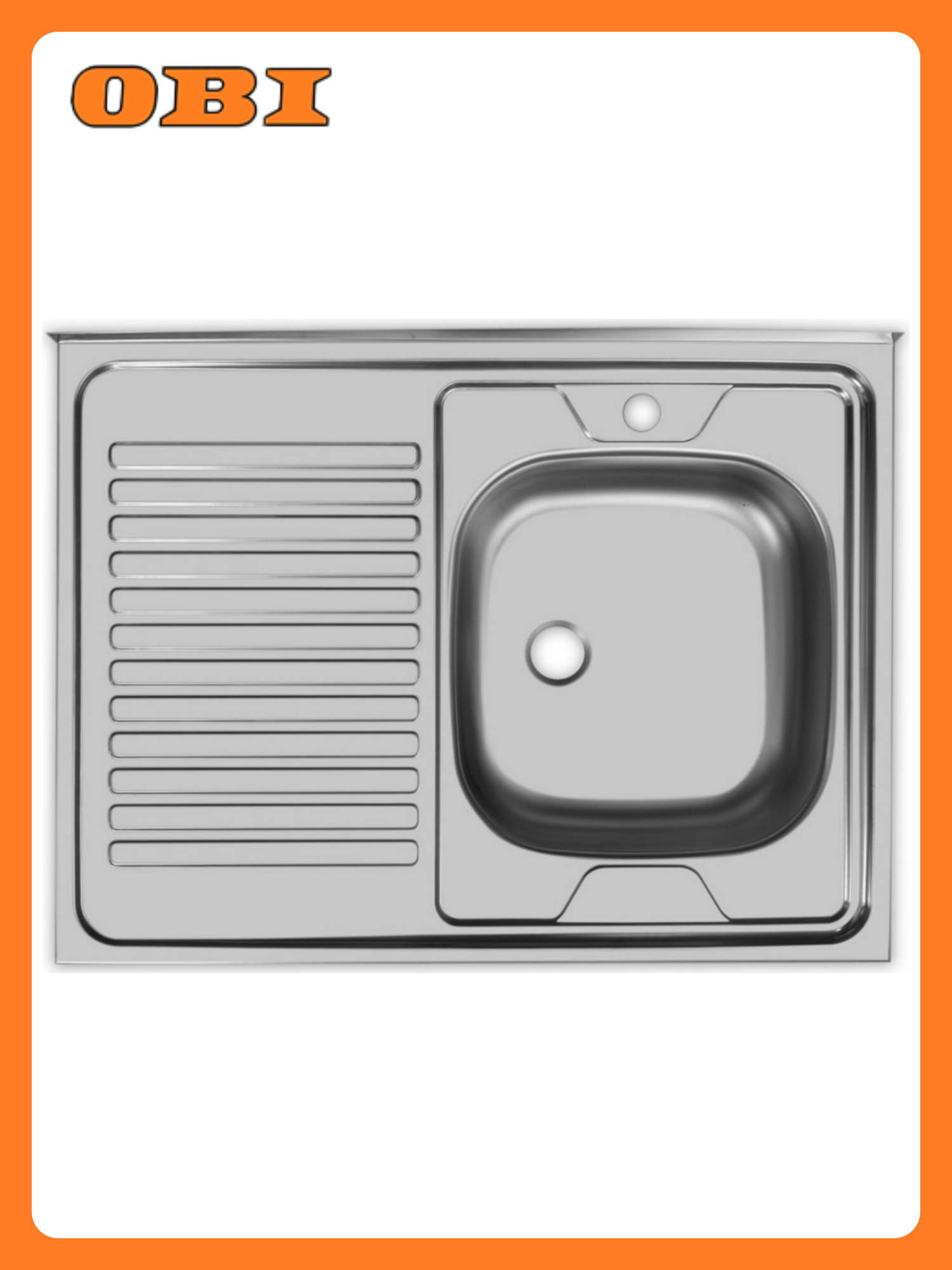 Мойка UKINOX ECO800.600 накладная нержавеющая сталь квадратная серебристая