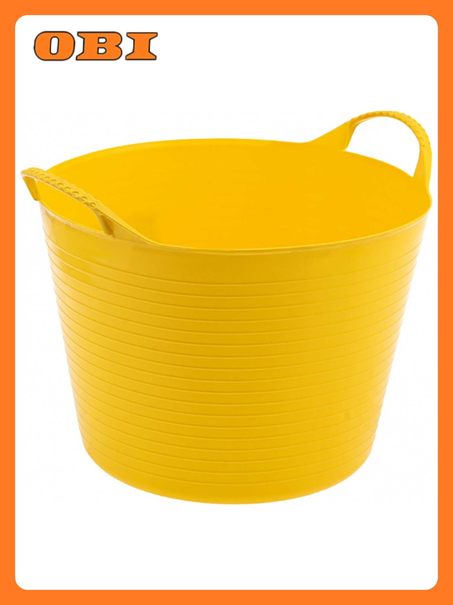 Ведро гибкое сверхпрочное 14 л желтое Россия// Сибртех