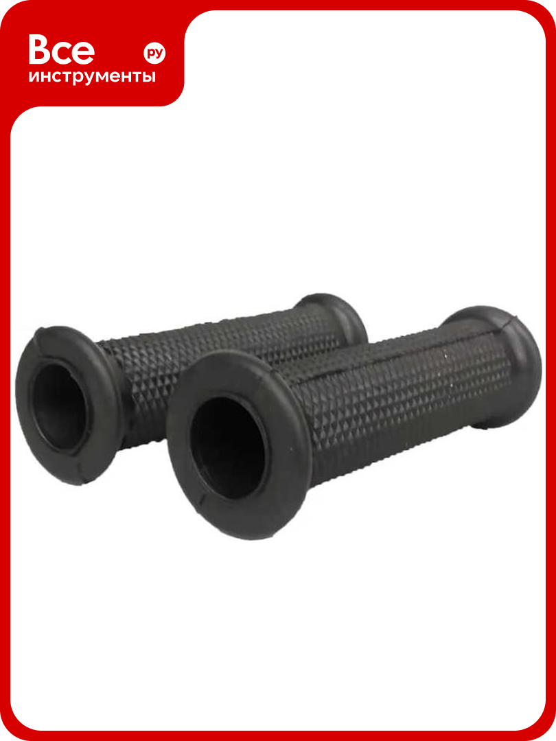 Ручка резиновая 25 мм 2 шт для складских тележек стелла-техник Р-26-К2