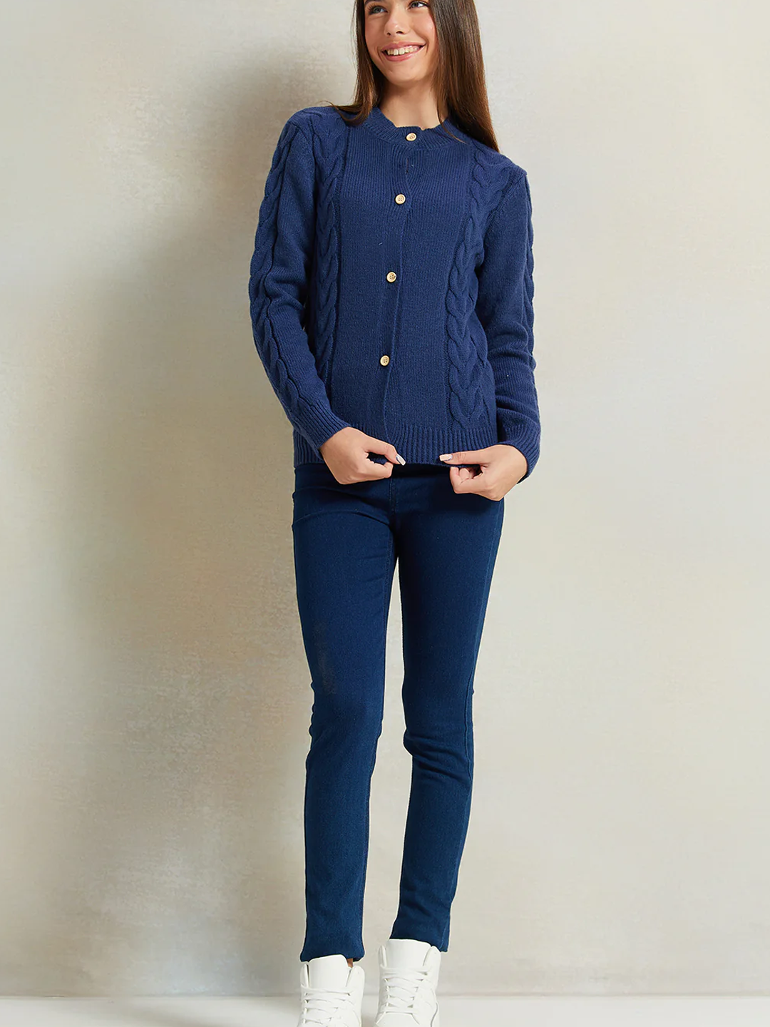 Пуловер REDTAG, размер 8-9 лет, navy — фото 1