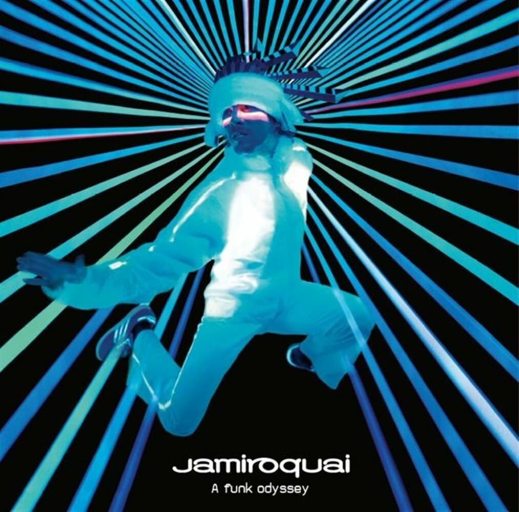 Jamiroquai. A Funk Odyssey (2LP Gatefold, Reissue, Repress, Blue & Green Corner Of The Earth Splatter Vinyl/Виниловая пластинка)