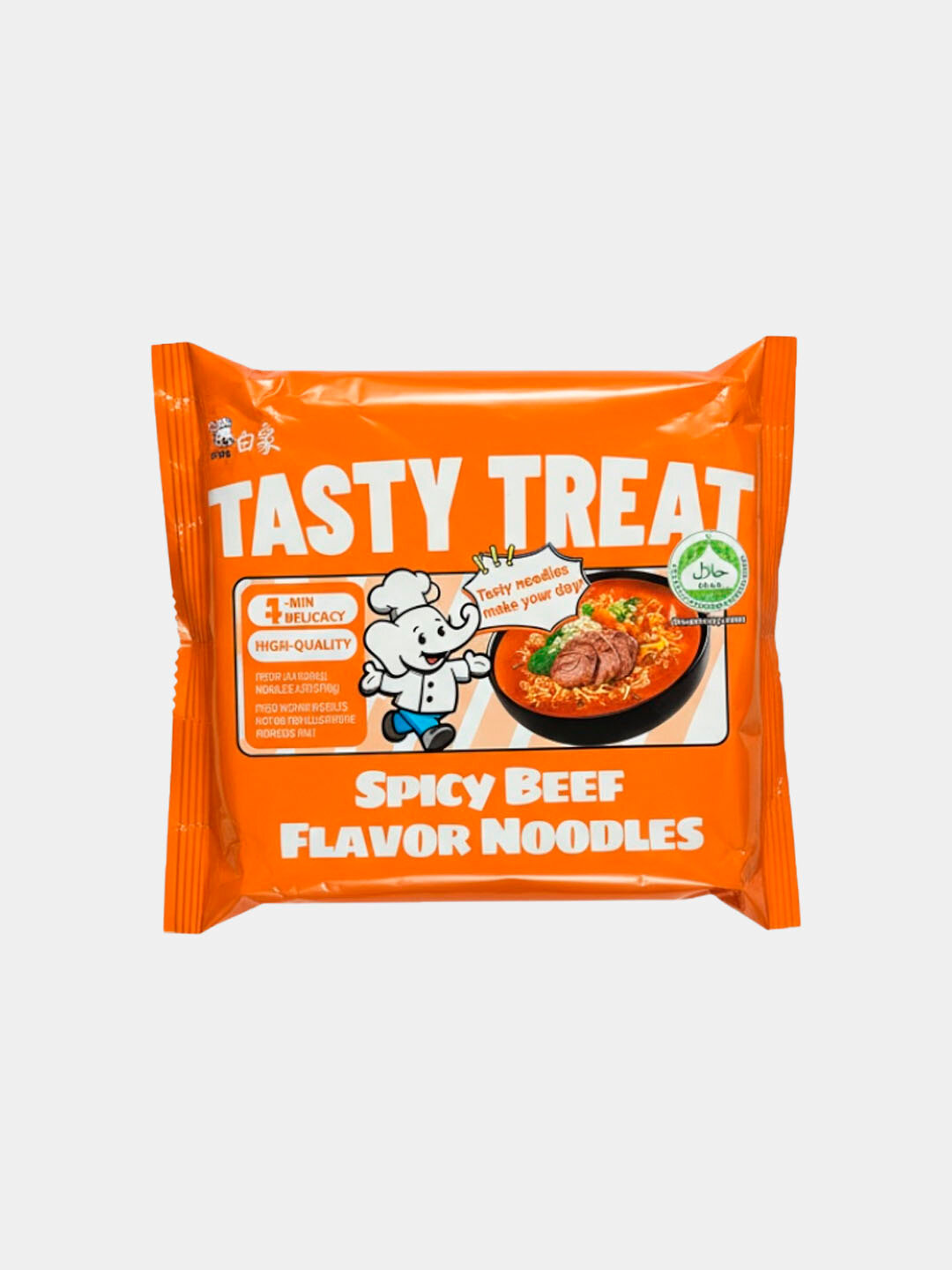 Лапша Baixiang «Фан Бен Мен» с острым вкусом говядины — фото 1