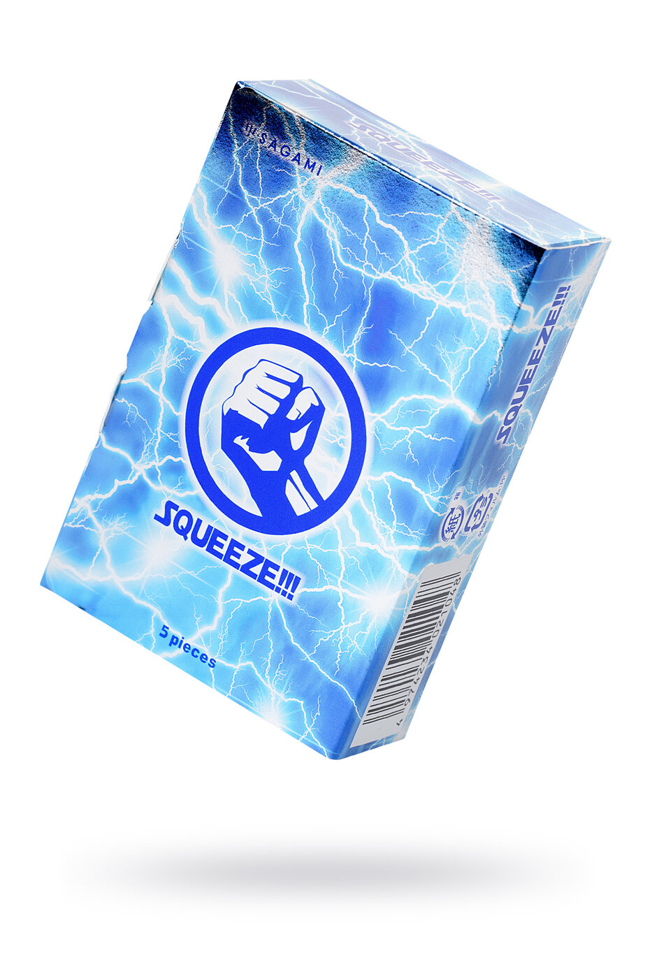 Презервативы Sagami Squeeze, латекс, 19 см, 5,4 см, 5 шт.