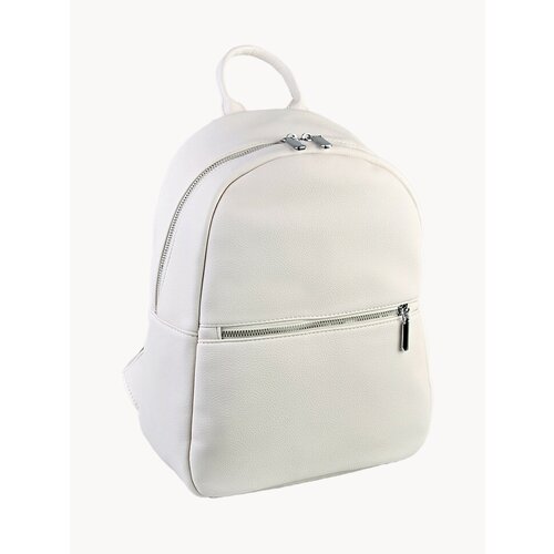 Рюкзак женский классический, стиль минималистический, повседневный экокожа от Skin бежевый