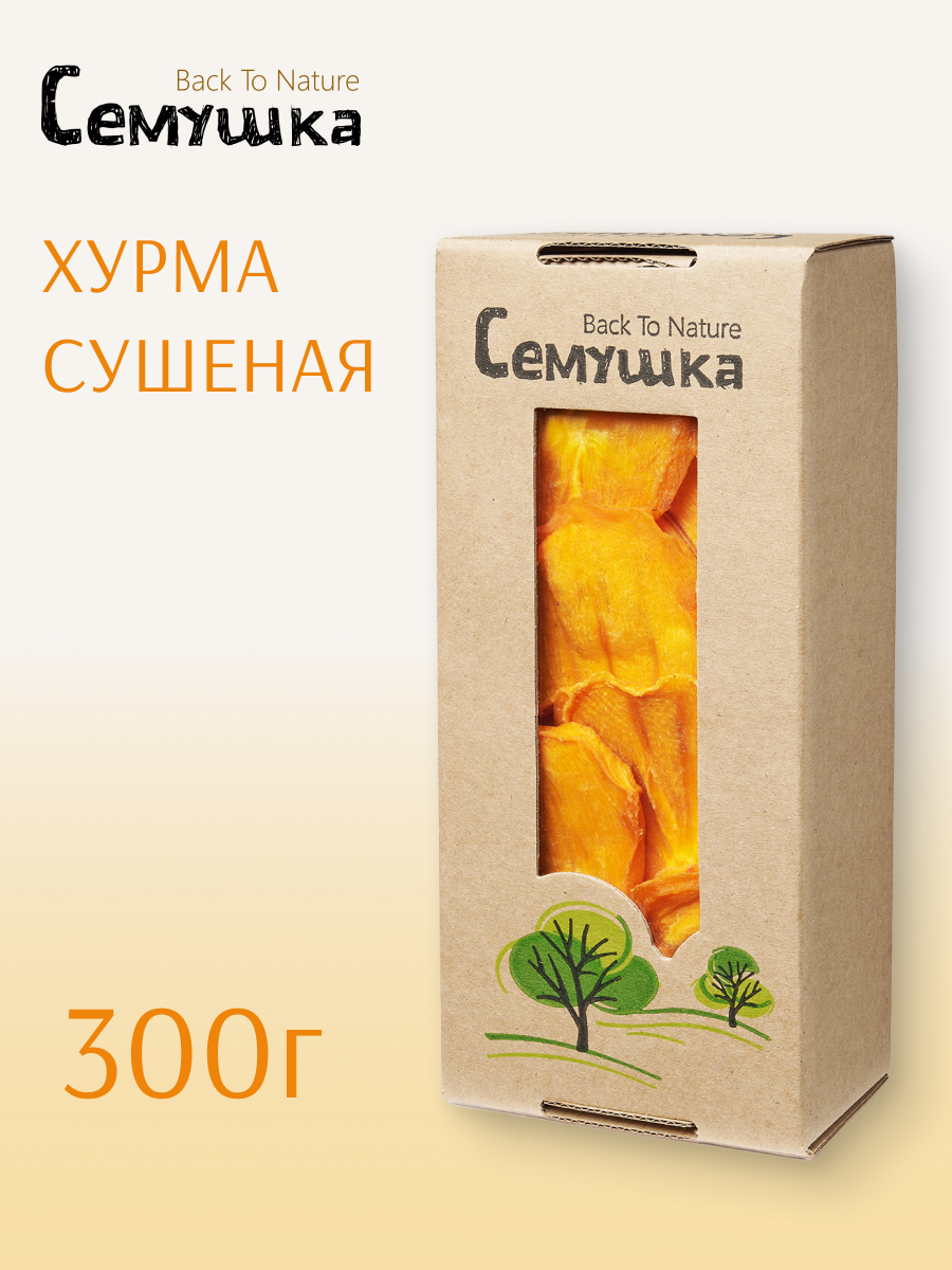 Хурма сушеная "Семушка" - Back to Nature, Азербайджан, 300 г
