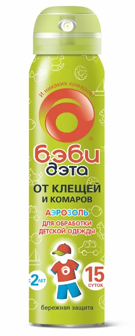 Аэрозоль Бэби-дэта от клещей и комаров 100 мл
