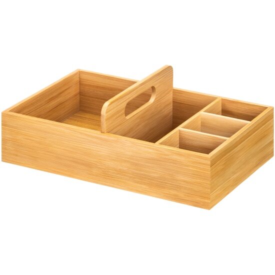 Органайзер для хранения Elan Gallery 5 секций 32.5х20.5х11.5 см с ручкой бамбук (240549)