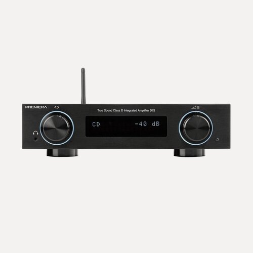 Изображение товара Стереоусилитель Premiera D1S интегральный, c цап, bluetooth, wi-fi, black