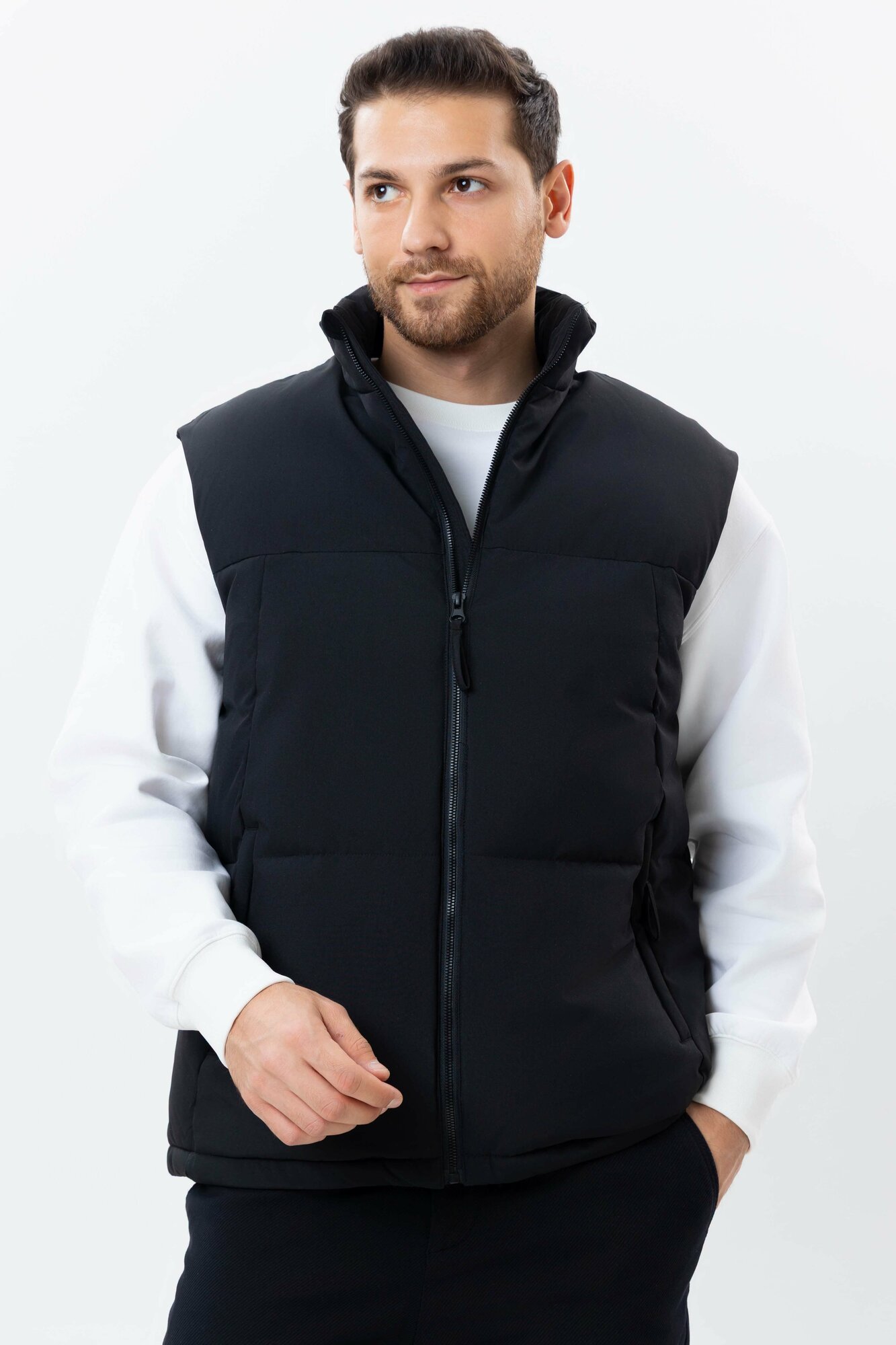 Жилет спортивный TERRA PRO, размер L, black
