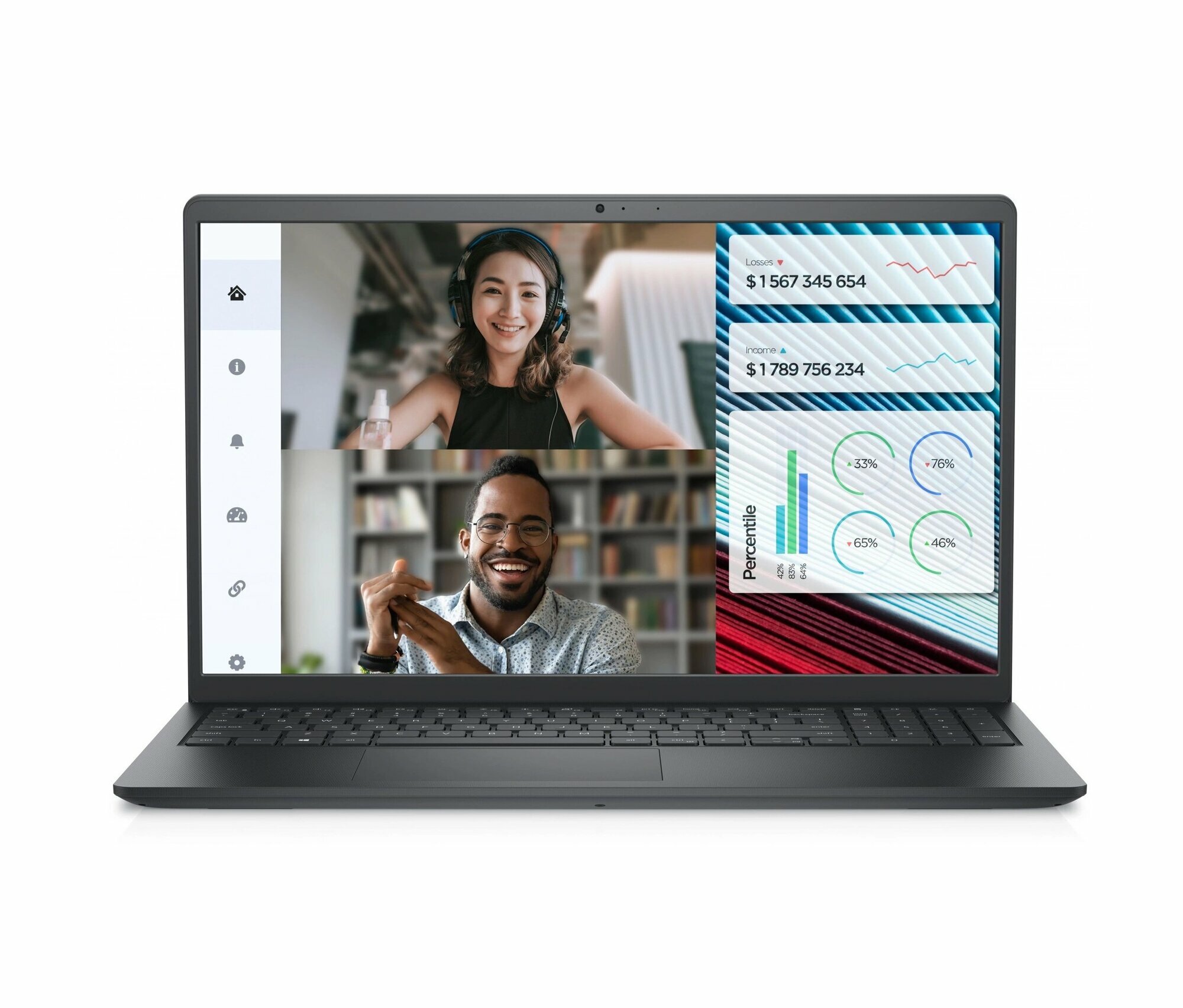 Ноутбук DELL VOSTRO 3520-E005-BLK I3-1215U 4GB 256GB 15,6 FHD BLACK 120Hz