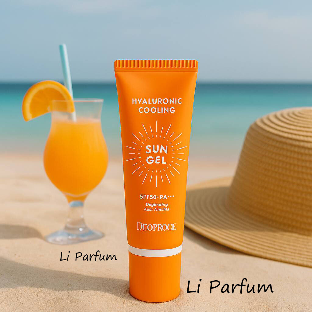 Солнцезащитный гель Deoproce "Sun Gel", SPF 50, для лица и тела, охлаждающий