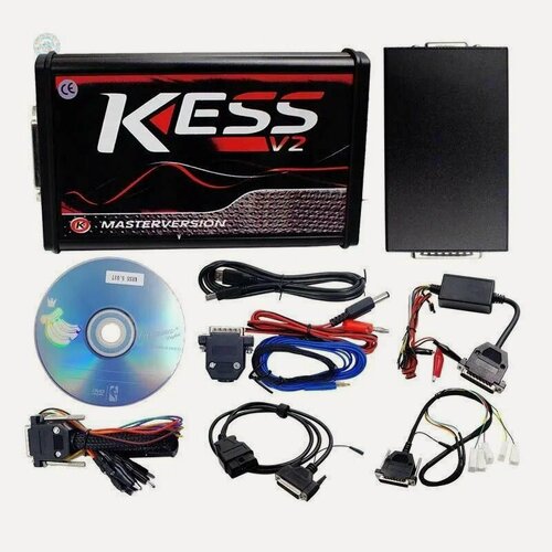 Изображение товара KESS V2 V5.017 Murata Онлайн-версия для прошивки ECU через OBD2 без токенов, поддержка 7400+ автомобилей, грузовиков и мотоциклов