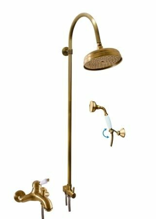 Душевая система Rav Slezak L054.5/3LSM бронза