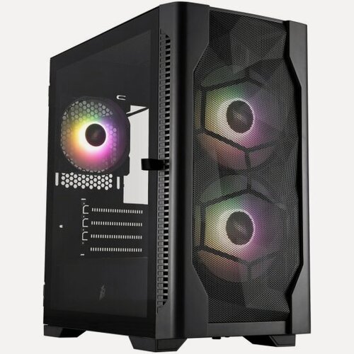 Изображение товара Корпус 1STPLAYER DK D4-M ARGB, черный (D4-M-BK-2F7-14-1F7)