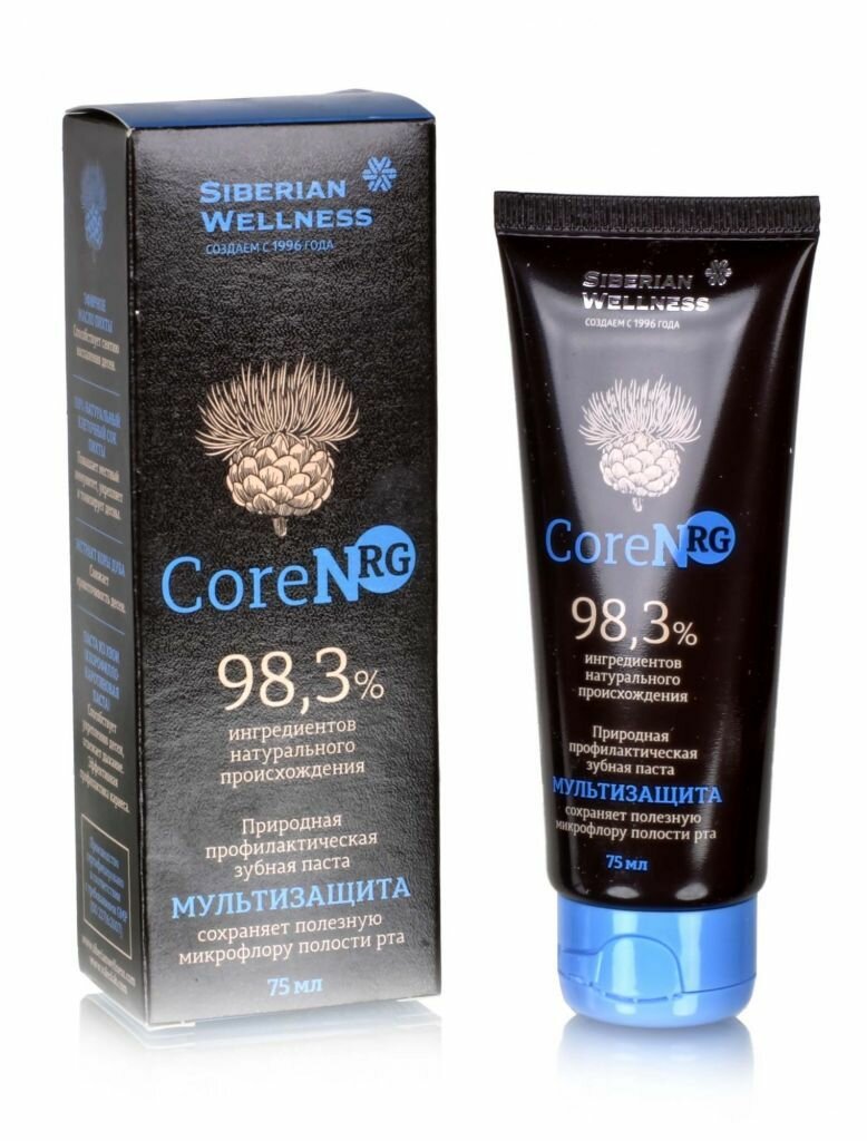 Зубная паста с пихтовым соком CoreNRG 75 мл