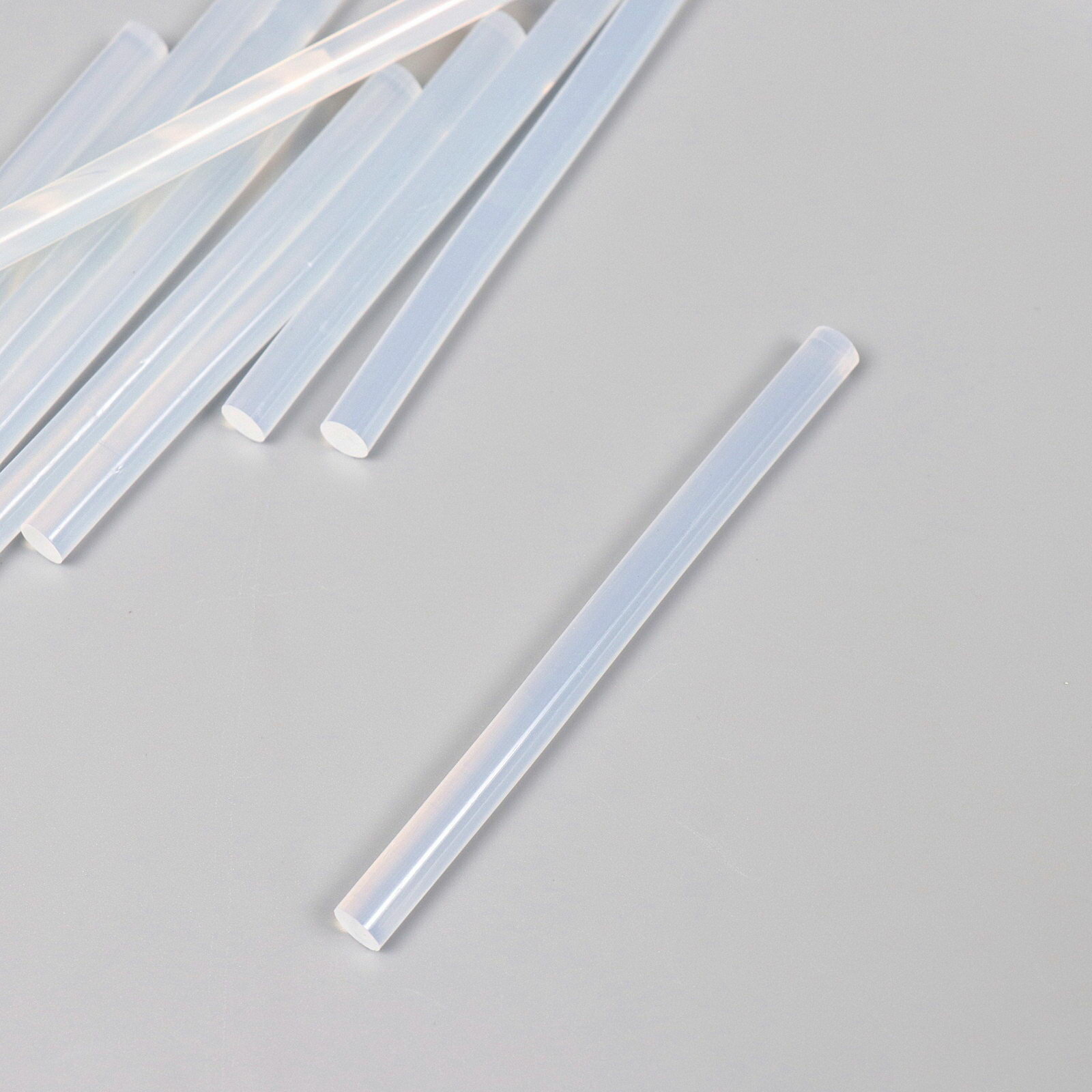 Клей для клеевого пистолета в стержнях прозрачный d=7 мм l=10 см