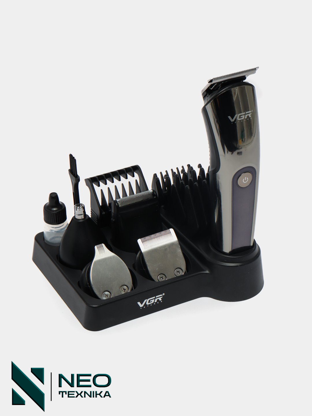Машинка для стрижки Trim VGR-107, питание от USB, нержавеющая сталь — фото 1