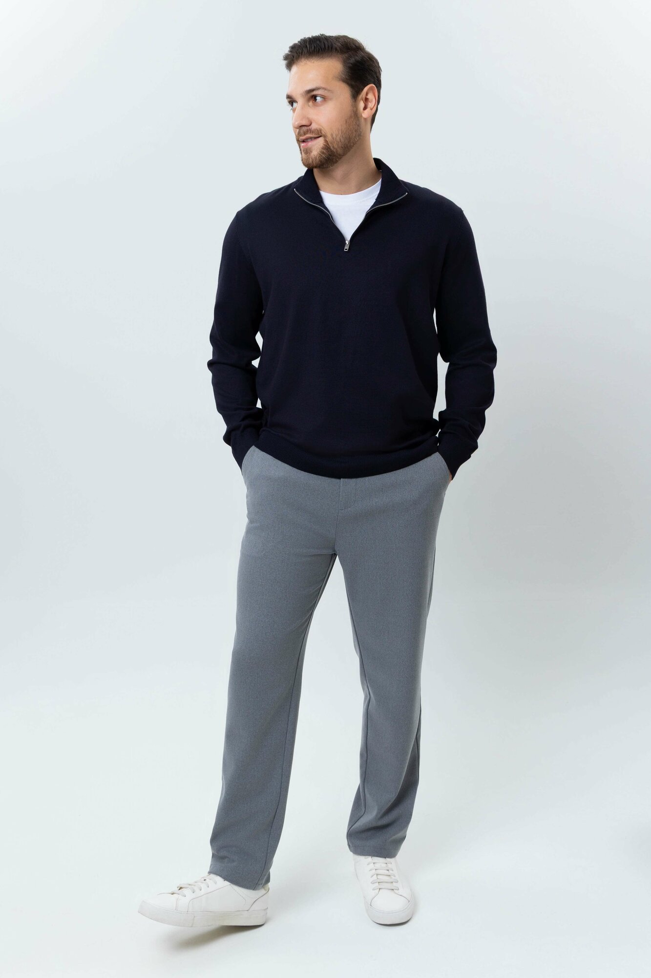 Брюки классические TERRA PRO, размер 30, grey — фото 1