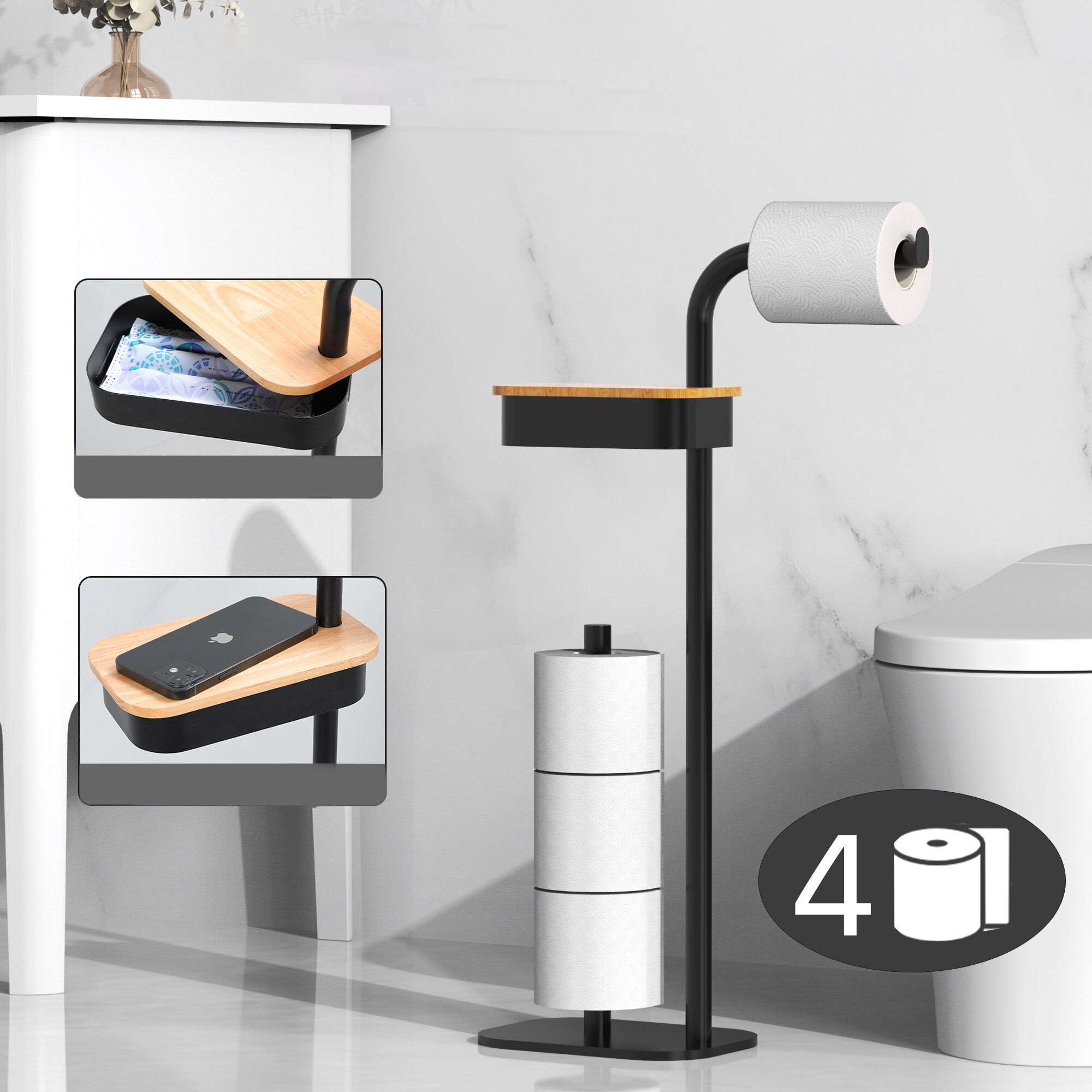 Держатель для туалетной бумаги 