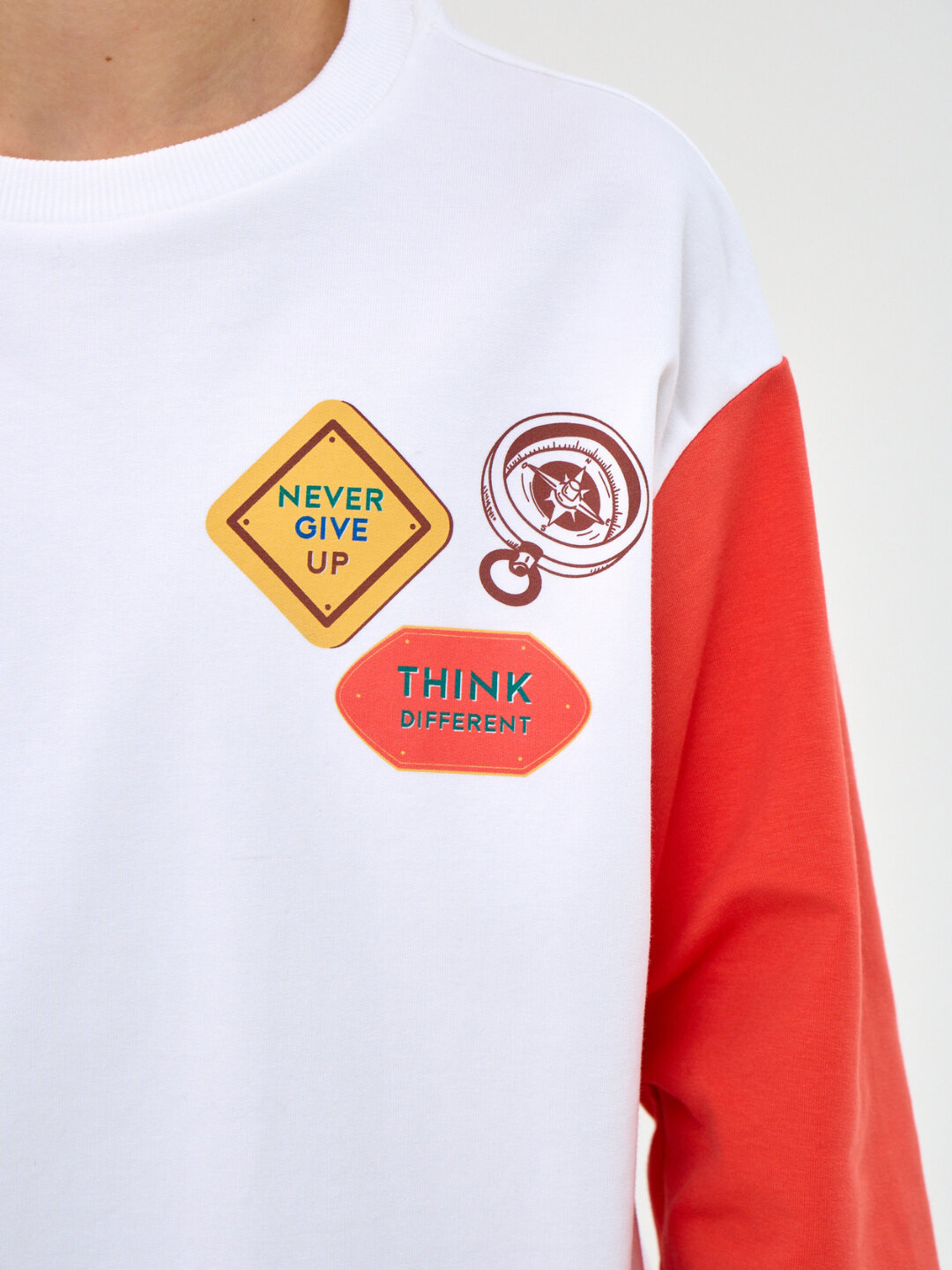 Свитшот neo, размер 146, коралловый — фото 1