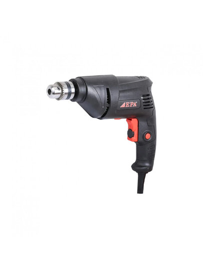 Дрель EPA EED-10M-8, мощность 600Вт, ключевой патрон, в кейсе — фото 1