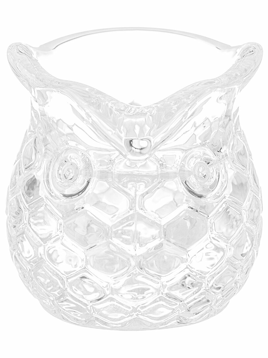 Вазочка под зубочистки Elan gallery "Сова", 5,5х5х5 см, 20 мл, стеклянная — фото 1