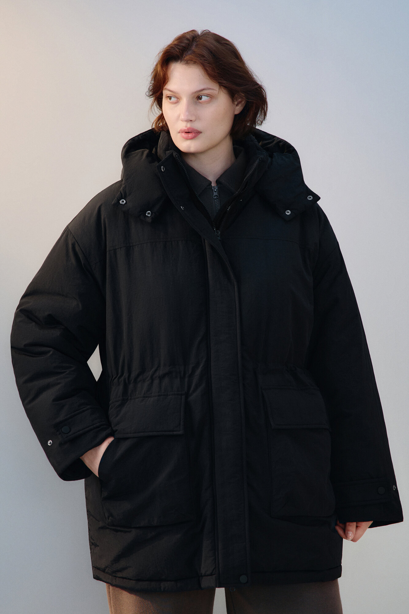 Парка Befree Exclusive online размер XXL черный