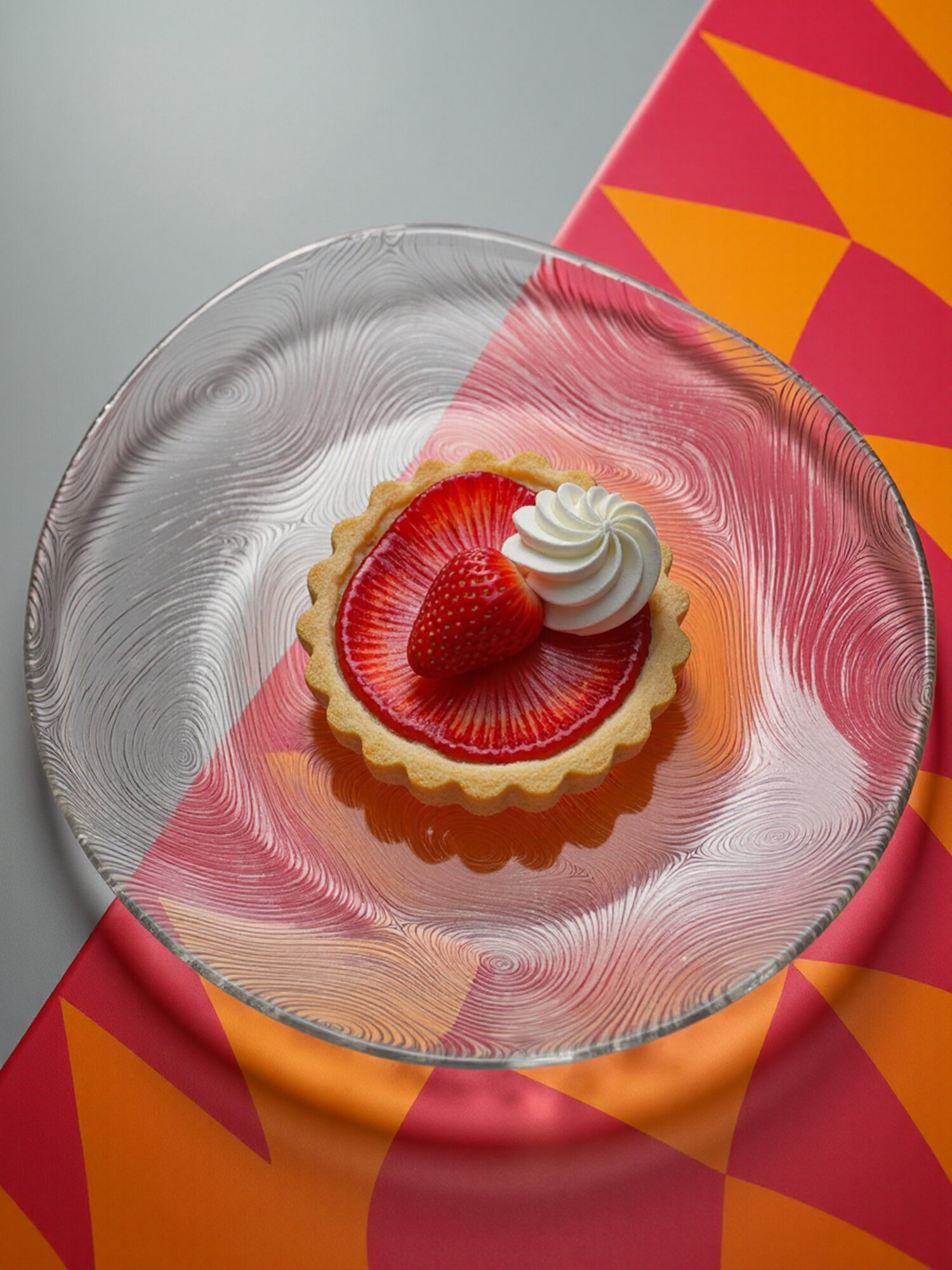 Набор тарелок Pasabahce Linden, 20 см, 6 штук, стеклянные, прозрачные — фото 1