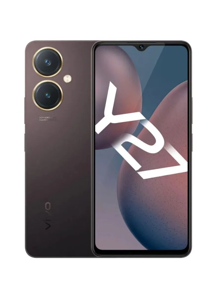 6.64" Смартфон Y27 V2249 LTE 6+128 ГБ коричневый РСТ