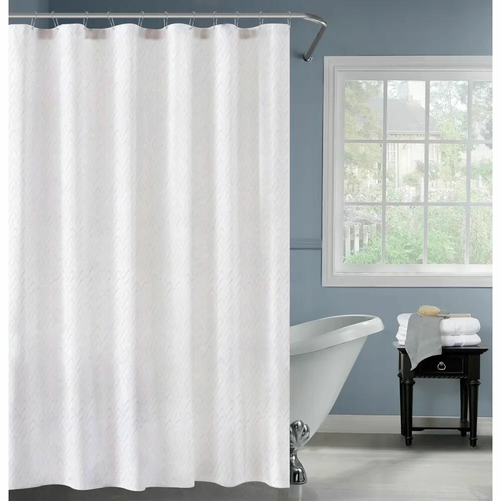 Штора для ванной Istra 180x180 см полиэстер цвет белый