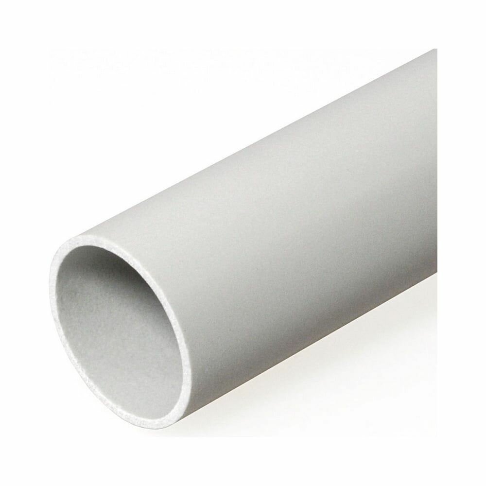 Труба гладкая ПВХ жесткая d20мм сер. (дл.3м) Промрукав PR.0420