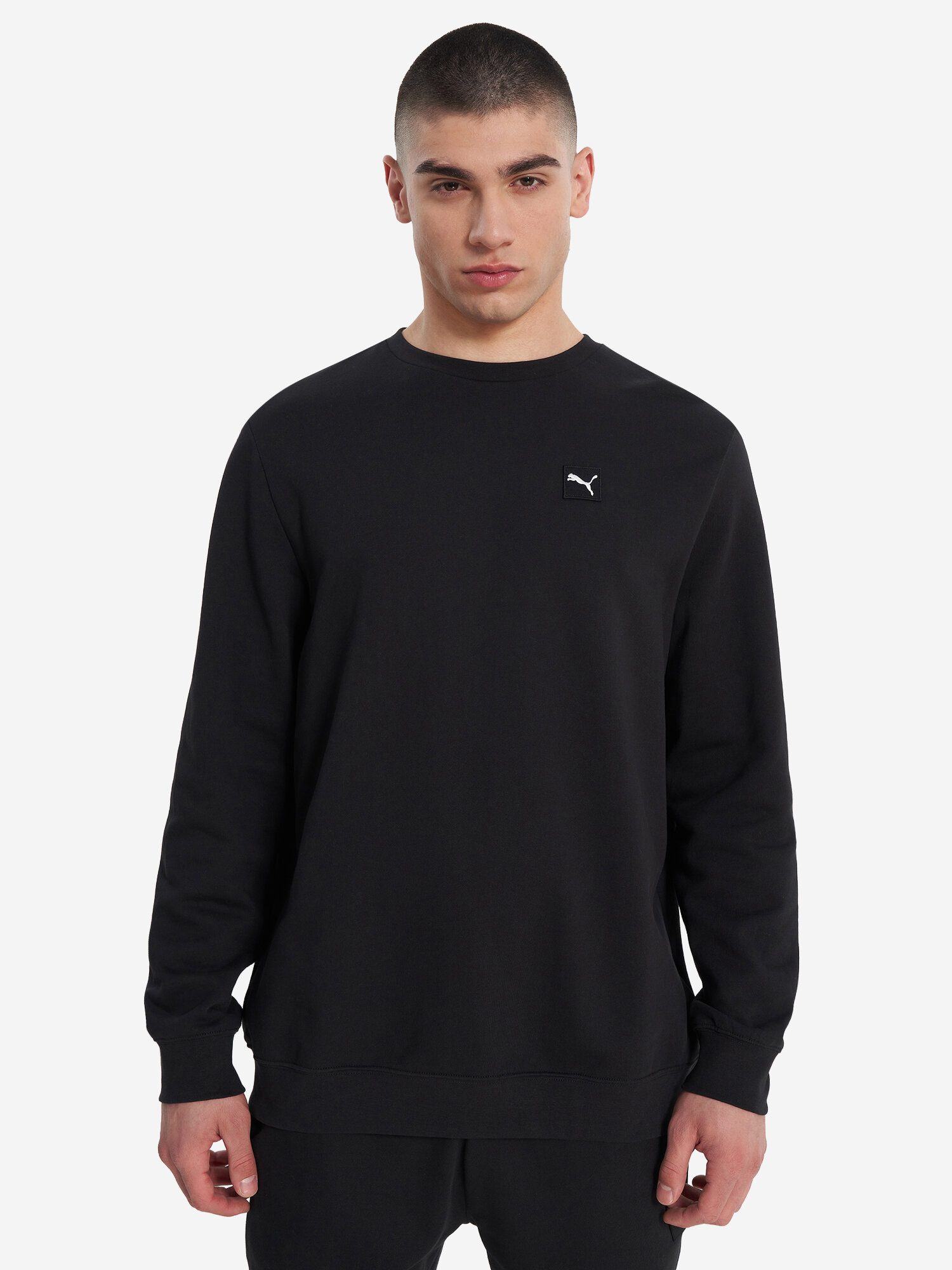 Свитшот PUMA, размер L, , черный — фото 1