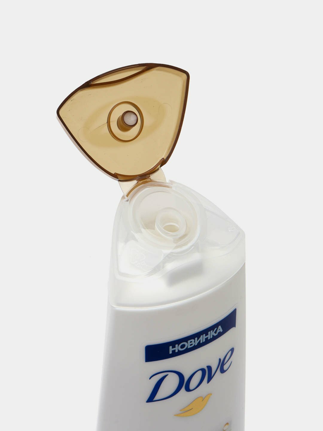 Шампунь Dove Укрепляющий, для всех типов, с кокосовым маслом — фото 1