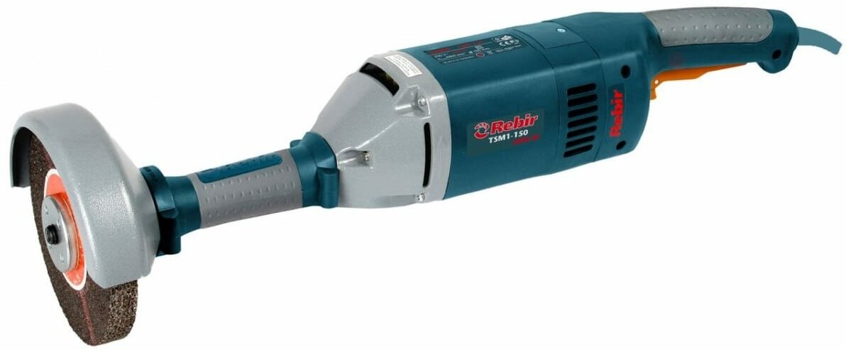 Прямая шлифмашина Rebir TSМ 1-150 блокировка кнопки включения темно-синяя 2000Вт