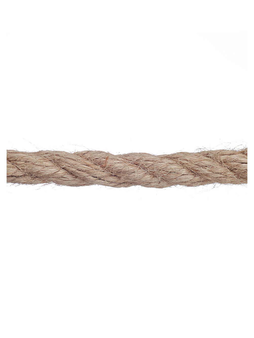 Канат крученый джутовый 3 пряди d8 мм 20 м