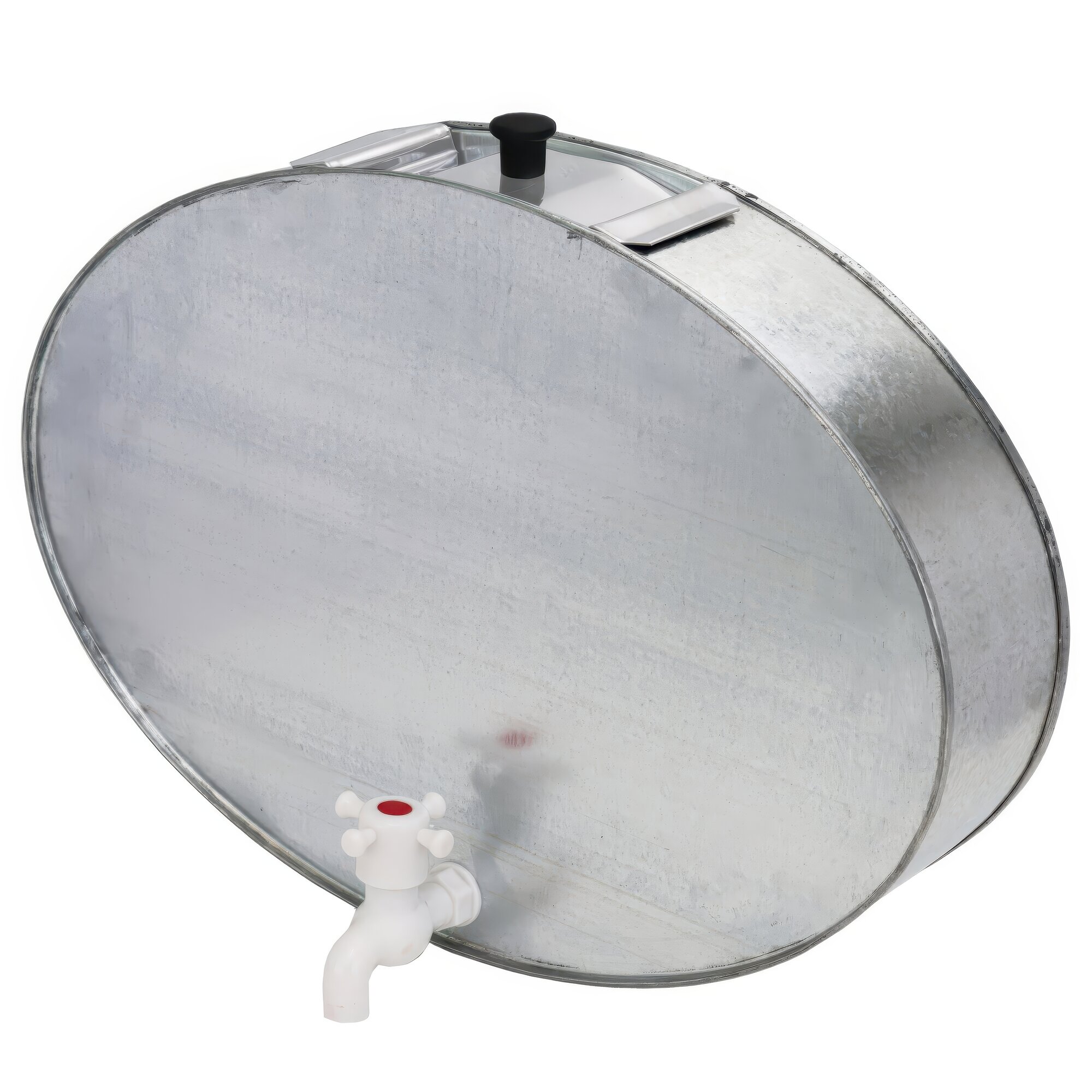 Умывальник дачный ПМИ оцинкованный наливной шаровый кран 9 л серебристый