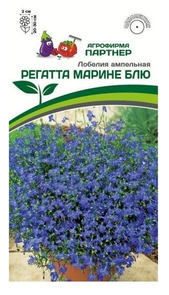 Семена Лобелия ампельная сорт Регатта Марине Блю 10 шт