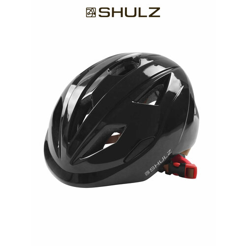 Шлем SHULZ KIDS Bubble LED Чёрный, с маячком, обхват 52−57 см, (M)