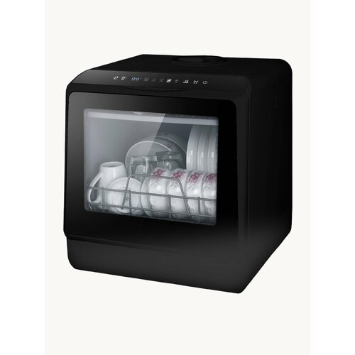 Посудомоечная машина компактная 900W -BLACK с ОКНОМ-220V-ESTARES