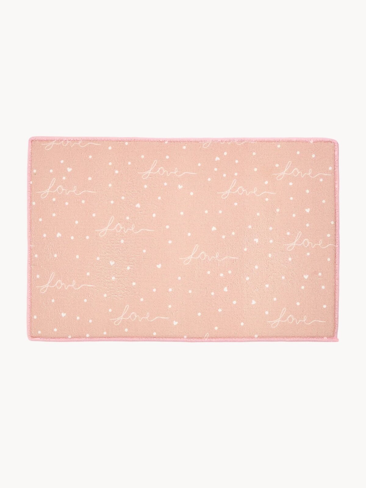 Коврик для сушки посуды впитывающий 31х47 "Унисон" Love, бежевый