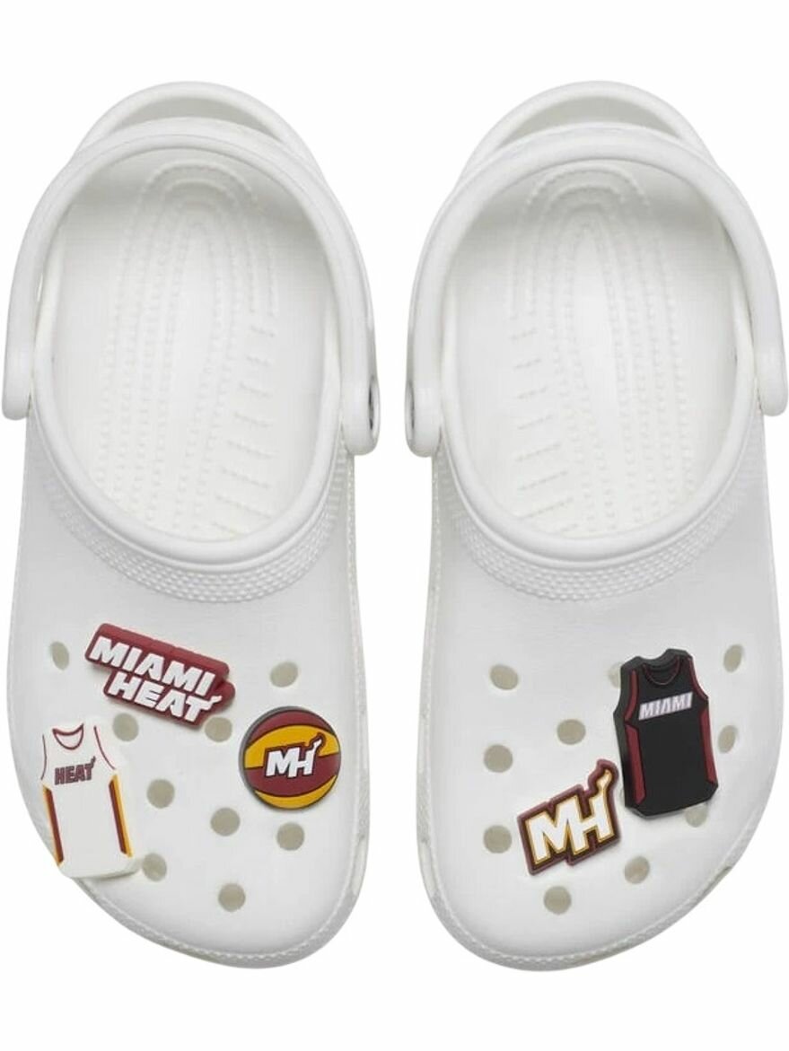 Джиббитсы 5 шт Унисекс 100% полимер Croslite черный; белый 10011799 — фото 1