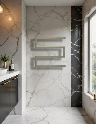 Изображение товара Полотенцесушитель водяной SNAKE-2 60х50 (см) Грейдж Прямое подключение