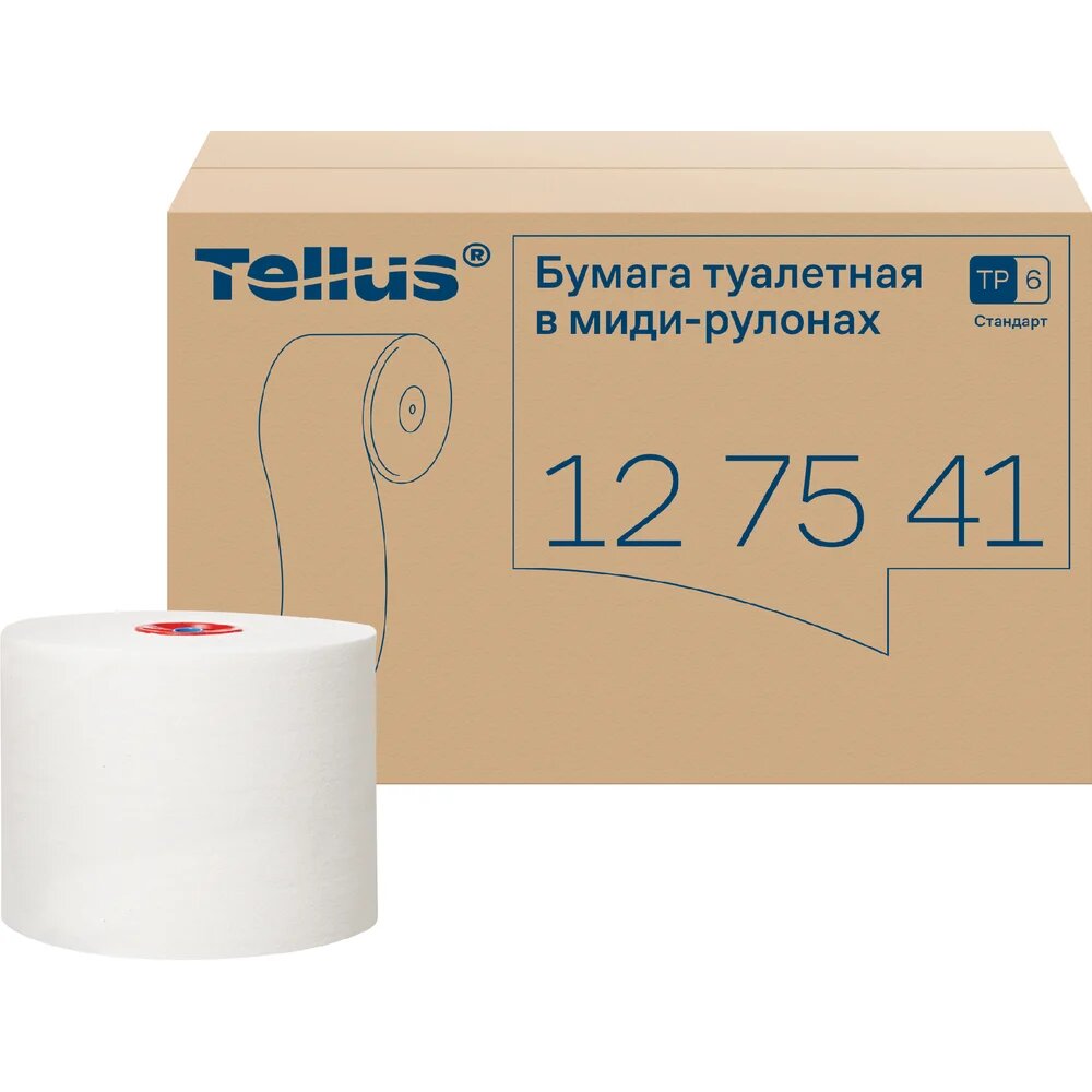 TORK Tellus () Туалетная бумага Universal арт. в компактных рулонах мягкая Т6 27 рул. в уп. 21655 127540 127541