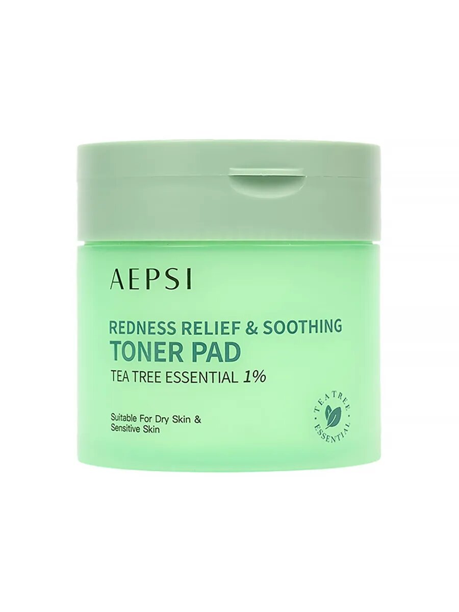 Тонер-пэды успокаивающие с экстрактом чайного дерева